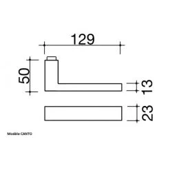 OUVRE&DECO Béquille Double De Porte Intérieure VELOX FIX, CANTO -OUVRE Soldes 11340831 3