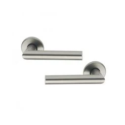 OUVRE&DECO Poignée De Porte Intérieure Design En Inox Sur Rosace BdC, Alba