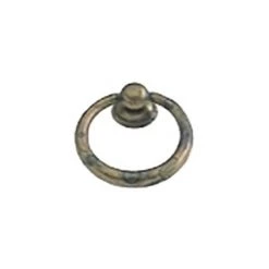 OUVRE&DECO Bouton De Meuble Ancien En Laiton, Anneau