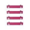 OUVRE&DECO Lot De 4 Poignées De Porte Ou Tiroir De Meuble Design En Acrylique Translucide Rose Fuschia Entraxe 96 Mm, SQUARE Poignée -OUVRE Soldes 11340995 1