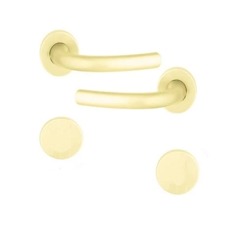 OUVRE&DECO Poignée De Porte Intérieure Design En Aluminium Anodisé F2 Sur Rosace Ronde Aveugle, KYOTO 3 OUVRE&DECO Poignée De Porte Intérieure Design En Aluminium Anodisé F2 Sur Rosace Ronde Aveugle, KYOTO