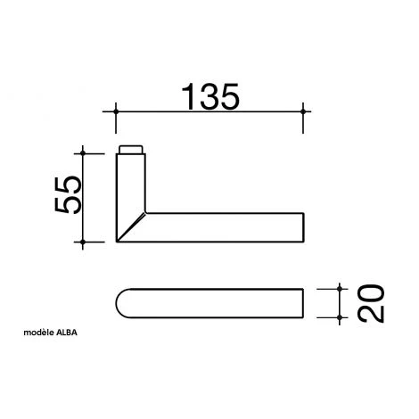 OUVRE&DECO Béquille Double De Porte Intérieure VELOX FIX En Inox, ALBA 4 OUVRE&DECO Béquille Double De Porte Intérieure VELOX FIX En Inox, ALBA – Image 2