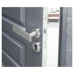 OUVRE&DECO Rosaces Ronde Sur Jupe De Poignée De Porte Extérieure VELOX FIX Fonction Clé I En Inox, PLANO -OUVRE Soldes 1974841 4