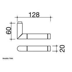 OUVRE&DECO Poignée De Porte VELOX FIX En Inox Sur Plaque Ronde BdC Entraxe 165 Mm, TINA -OUVRE Soldes 2041399 3