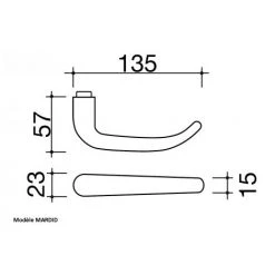 OUVRE&DECO Poignée De Porte VELOX FIX En Inox Sur Plaque Ronde Clé I Entraxe 165 Mm, MADRID -OUVRE Soldes 2041474 4