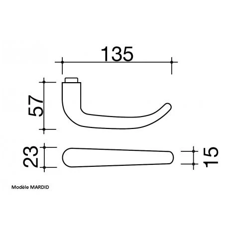 OUVRE&DECO Poignée De Porte VELOX FIX En Inox Sur Rosace à Jupe Ronde BdC, Modèle MADRID 5 OUVRE&DECO Poignée De Porte VELOX FIX En Inox Sur Rosace à Jupe Ronde BdC, Modèle MADRID – Image 3
