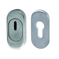OUVRE&DECO Rosaces De Protection Ovale Haute Sécurité, Pour Clé I En Inox, Modèle SÉCURITÉ