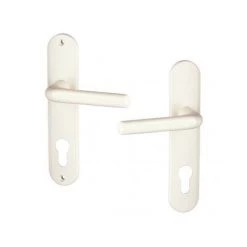 OUVRE&DECO Poignée De Porte D'entrée En Nylon Blanc Cassé Sur Plaque Clé I, FLAINE