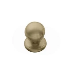 OUVRE&DECO Pommeau De Tirage Design En Laiton Finition Nickel Mat Ø 70 Mm, SOPHIA