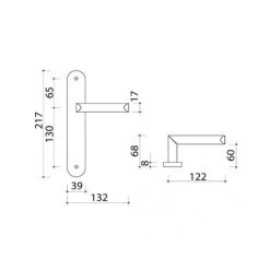 OUVRE&DECO Poignée De Porte D'entrée En Zamak Noir Mat Sur Plaque Clé I Entraxe 195 Mm, STAR 7 OUVRE&DECO Poignée De Porte D'entrée En Zamak Noir Mat Sur Plaque Clé I Entraxe 195 Mm, STAR -OUVRE Soldes 34524750 3
