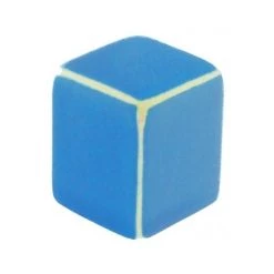 OUVRE&DECO Bouton De Porte Et Tiroir De Meuble En Céramique Bleu De 22x22mm, CHAMALLOW