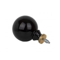 OUVRE&DECO Boule De Rampe D'escalier En Porcelaine Noir Diamètre 100mm -OUVRE Soldes 54593119 3