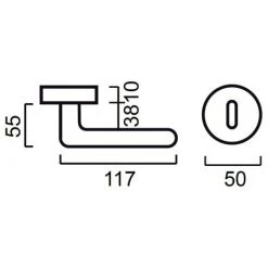 OUVRE&DECO Poignée De Porte D'entrée Design En Laiton Poli Sur Rosace Ronde Clé I, VEGA 7 OUVRE&DECO Poignée De Porte D'entrée Design En Laiton Poli Sur Rosace Ronde Clé I, VEGA -OUVRE Soldes 61396 3