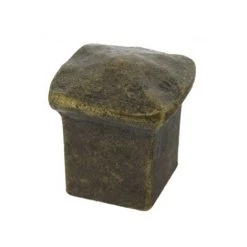 OUVRE&DECO Bouton De Porte Et Tiroir De Meuble En Métal Vieux Bronze De 28x28 Mm, CASTEL Bouton