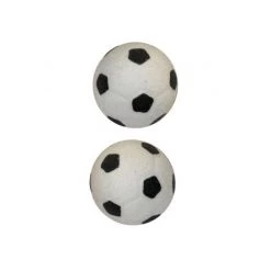 OUVRE&DECO Lot De 2 Boutons De Porte Et De Tiroir De Meuble En Porcelaine Blanc De Ø 31mm, Pour Chambre Enfant, HANDBALL
