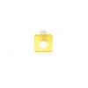 OUVRE&DECO Bouton De Porte Et De Tiroir De Meuble En Plastique Jaune Insert Nickel De 30mm, SQUARE Bouton -OUVRE Soldes 61755 1