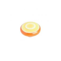 OUVRE&DECO Bouton De Porte Et Tiroir De Meuble En Plastique Orange Ø35 Mm, PEPS