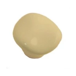 OUVRE&DECO Bouton De Porte Et Tiroir De Meuble Design En Porcelaine Blanche Ø33mm, EMPREINTE