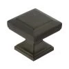 OUVRE&DECO Bouton De Porte Et Tiroir De Meuble En Zamak Anthracite De 25x25mm, BRIO
