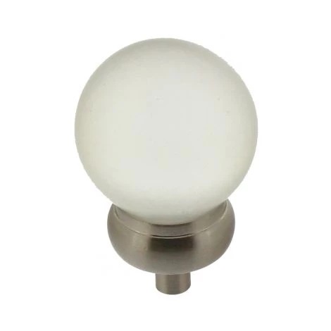 OUVRE&DECO Bouton De Porte Et Tiroir De Meuble En Nickel Ø27 GLOBO Cristal Blanc 3 OUVRE&DECO Bouton De Porte Et Tiroir De Meuble En Nickel Ø27 GLOBO Cristal Blanc