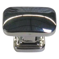 OUVRE&DECO Bouton De Porte Et Tiroir De Meuble En Zamak Chrome 38x24mm, VERTIGO