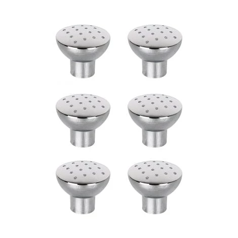 OUVRE&DECO Lot De 6 Boutons De Porte Et Tiroir De Meuble Zamak Nickel Mat Ø30 Mm, ARROSOIR 3 OUVRE&DECO Lot De 6 Boutons De Porte Et Tiroir De Meuble Zamak Nickel Mat Ø30 Mm, ARROSOIR