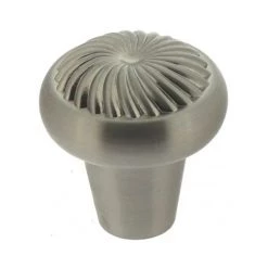 OUVRE&DECO Bouton De Porte Et Tiroir De Meuble Zamak Nickel Mat Ø 30mm, TORNADE