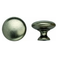 OUVRE&DECO Bouton De Porte Et Tiroir De Meuble En Zamak Patiné Ø35mm, ANTIQUAIRE
