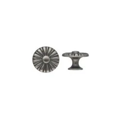 OUVRE&DECO Bouton De Porte Et Tiroir De Meuble En Zamak Fer Patiné Ø30mm, LIBERTY