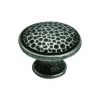 OUVRE&DECO Bouton De Porte Et Tiroir De Meuble En Zamak Vieil Argent Ø30mm, TOSCANE