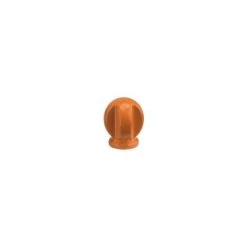 OUVRE&DECO Bouton Deporte Et Tiroir De Meuble Zamak Orange Ø29mm, CROIX