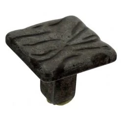 OUVRE&DECO Bouton De Porte Et Tiroir De Meuble Laiton Fer Antique 35x35mm, INDICE