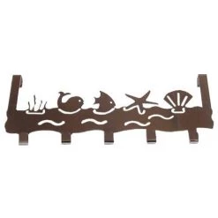 OUVRE&DECO Porte-serviettes Design à Suspendre En Zamak Chromé Brillant, SILHOUETTE