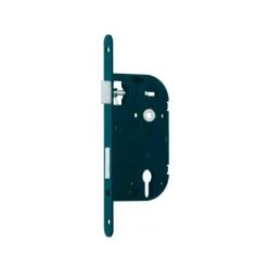 OUVRE&DECO Coffre De Sureté Monopoint Pêne Cylindre Pour Clé I Têtière Bouts Ronds Noir