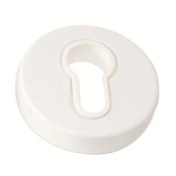 OUVRE&DECO Rosace De Fonction En Aluminium Laqué Blanc Clé I, EVA Alu