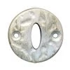OUVRE&DECO Rosace De Fonction Ronde En Aluminium Patiné Or Pour Poignée De Porte Fonction Clé L, FEUILLE
