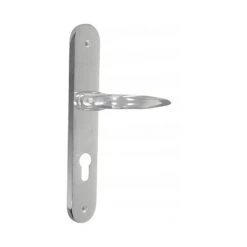 OUVRE&DECO Poignée De Porte Palière En Zamak Chromé Poli Brillant Sur Plaque Clé I Entraxe 195 Mm, PALIERE -OUVRE Soldes 62280 3