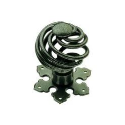 OUVRE&DECO Pommeau De Tirage Torsadé, En Fer Finition Patiné