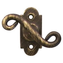 OUVRE&DECO Bouton De Fenêtre En Style Fer Forgé Noir Et Doré, SOLOGNE