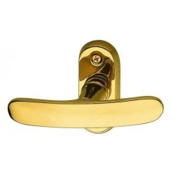 OUVRE&DECO Bouton De Fenêtre Design En Laiton Poli Brillant, EVA Laiton.