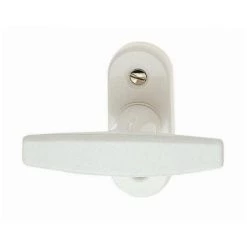 OUVRE&DECO Bouton De Fenêtre Design En Aluminium Laqué Blanc, EVA Alu Et AVORIAZ