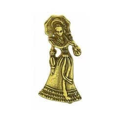 OUVRE&DECO Signalétique Porte Intérieure En Laiton Poli De 139 Mm, TOILETTE Femmes