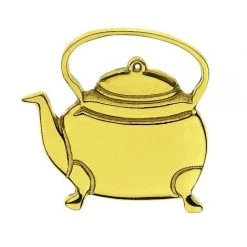 OUVRE&DECO Signalétique Porte Intérieure En Laiton Poli De 83 Mm, CUISINE