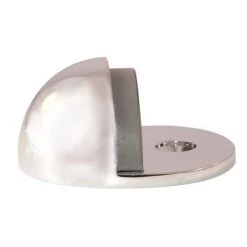 OUVRE&DECO Butée De Porte Design En Zamak Chromé, 1/2 LUNE