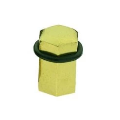 OUVRE&DECO Butée De Porte En Laiton Poli, Modèle HEXAGONE
