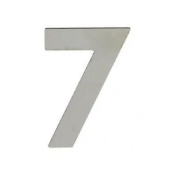 OUVRE&DECO Signalétique Numéro De Rue 7 En Inox Mat De 120, STANDARD