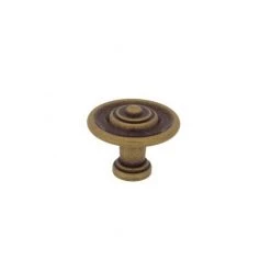 OUVRE&DECO Bouton De Porte Et Tiroir De Meuble En Laiton Ø30mm, RUSTIQUE