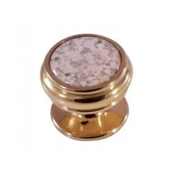 OUVRE&DECO Bouton De Porte Et Tiroir De Meuble En Laiton Ø29mm, MOUCHETÉ