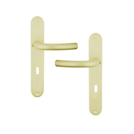 OUVRE&DECO Poignée De Porte Intérieure Design En Aluminium Anodisé F2 Sur Plaque Clé L Entraxe 195 Mm, KYOTO 3 OUVRE&DECO Poignée De Porte Intérieure Design En Aluminium Anodisé F2 Sur Plaque Clé L Entraxe 195 Mm, KYOTO