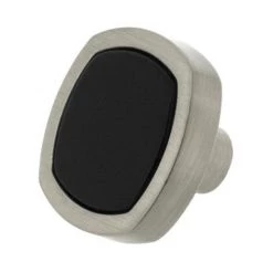 OUVRE&DECO Bouton De Porte Ou Tiroir De Meuble En Zamak Noir, QUATRO